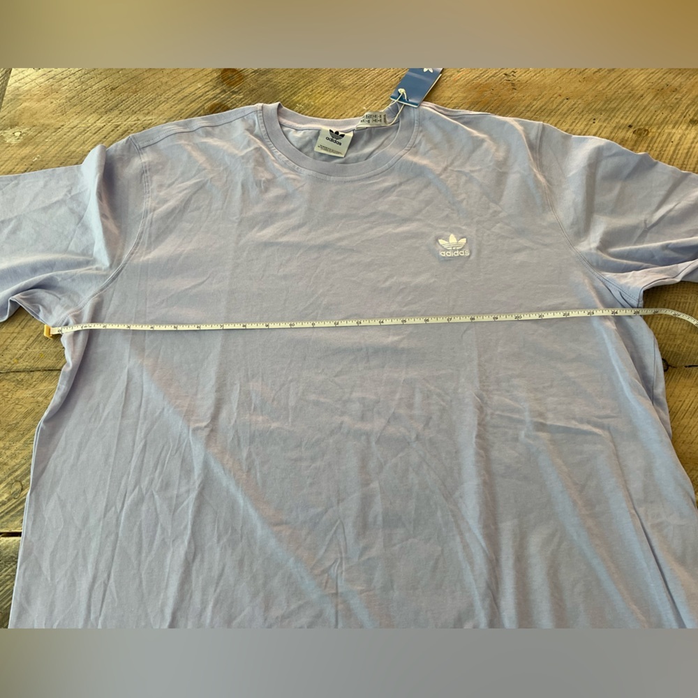 Adidas Originals Essential Tee Mens 2XL Violet Tone NEW Trefoil Logo Shirt - Picture 2 of 8